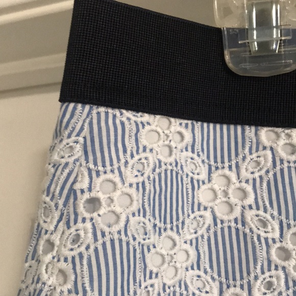 Ann Taylor Seersucker Pencil Skirt - Picture 2 of 7